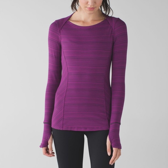 lululemon athletica Tops - Lululemon Kanto Catch Me long sleeve soft striped